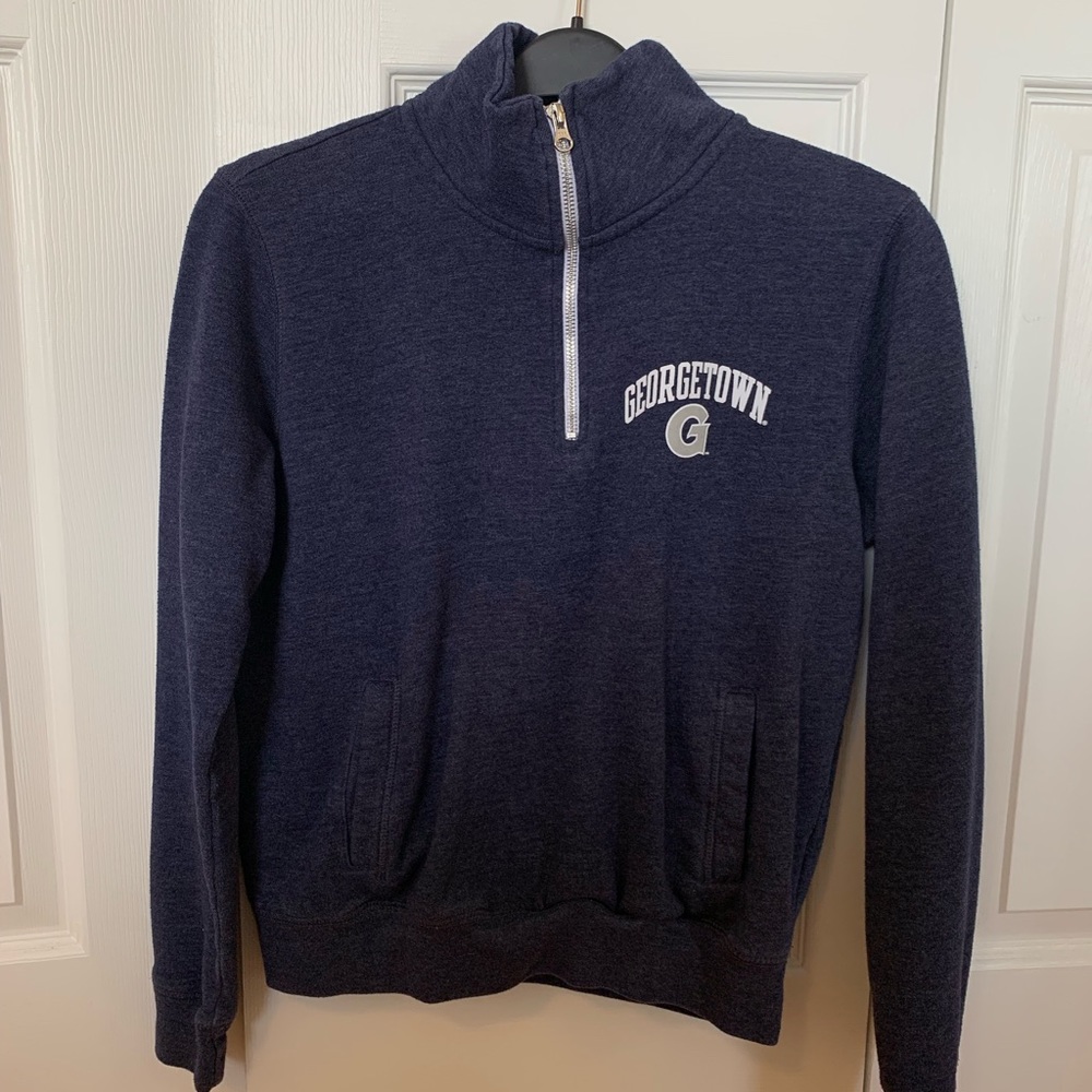 Georgetown University Quarter Zip Sweater